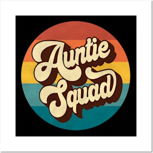 Auntie Squad Retro 1970s Vintage Groovy Posters and Art